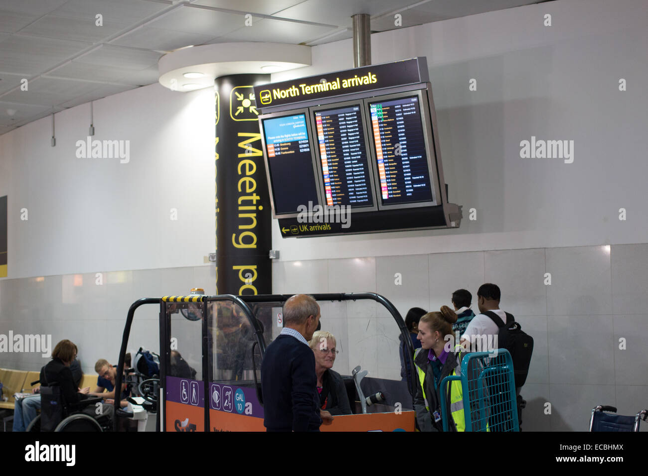First Point Gatwick London Gatwick airport, North Terminal arrival point Stock Photo - Alamy