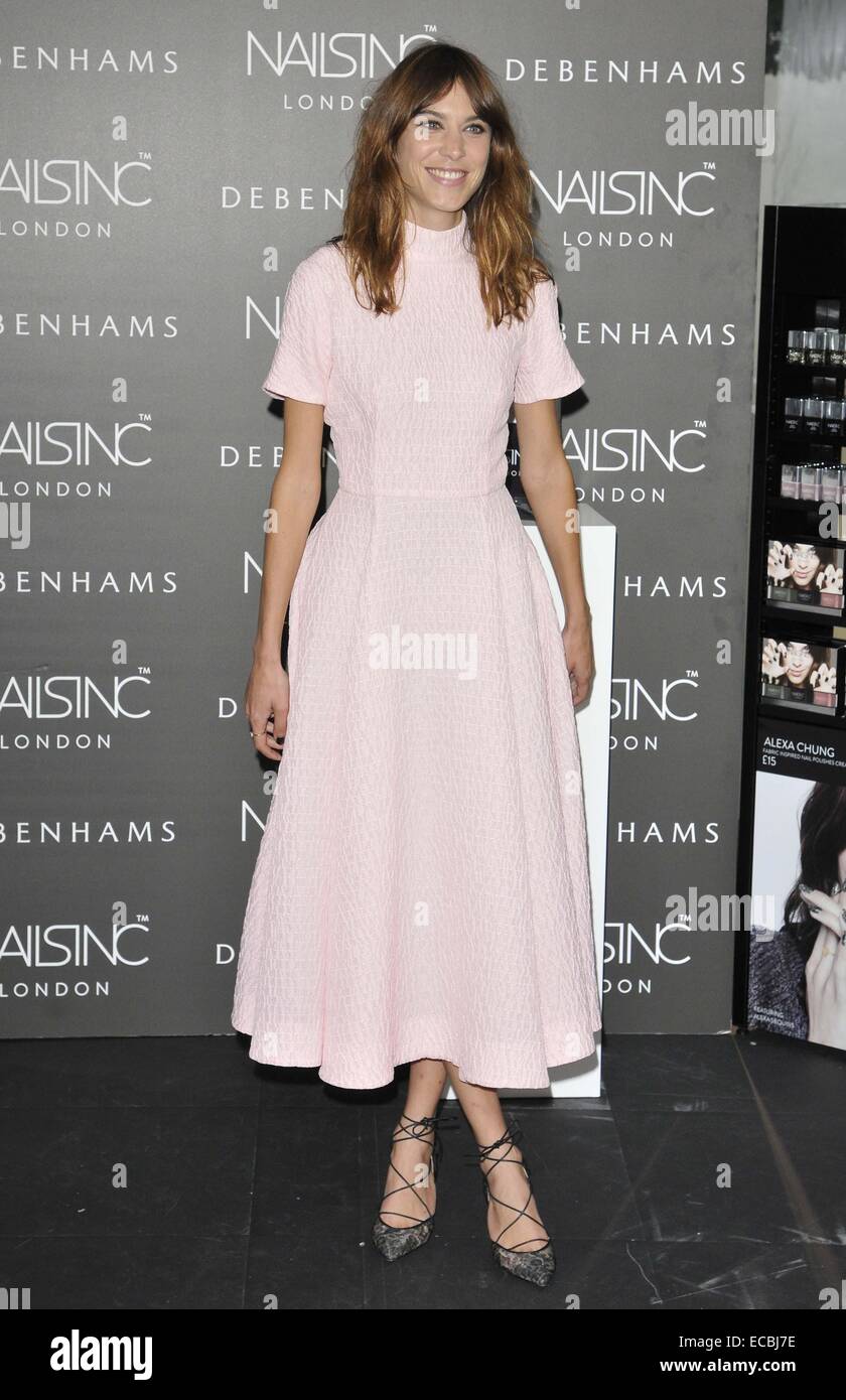 London. UK. Alexa Chung attends the photocall to launch the Alexa