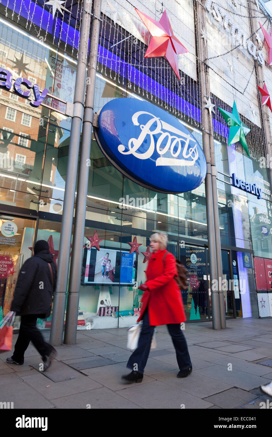 Boots the chemist on Oxford Street Stock Photo Alamy