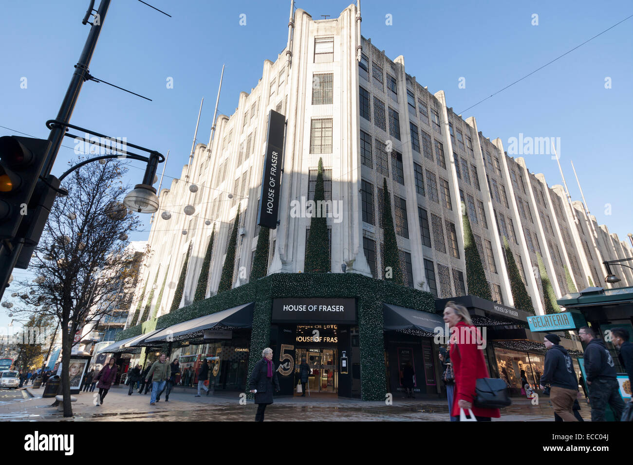 House of Fraser department store on Oxford Street Stock Photo