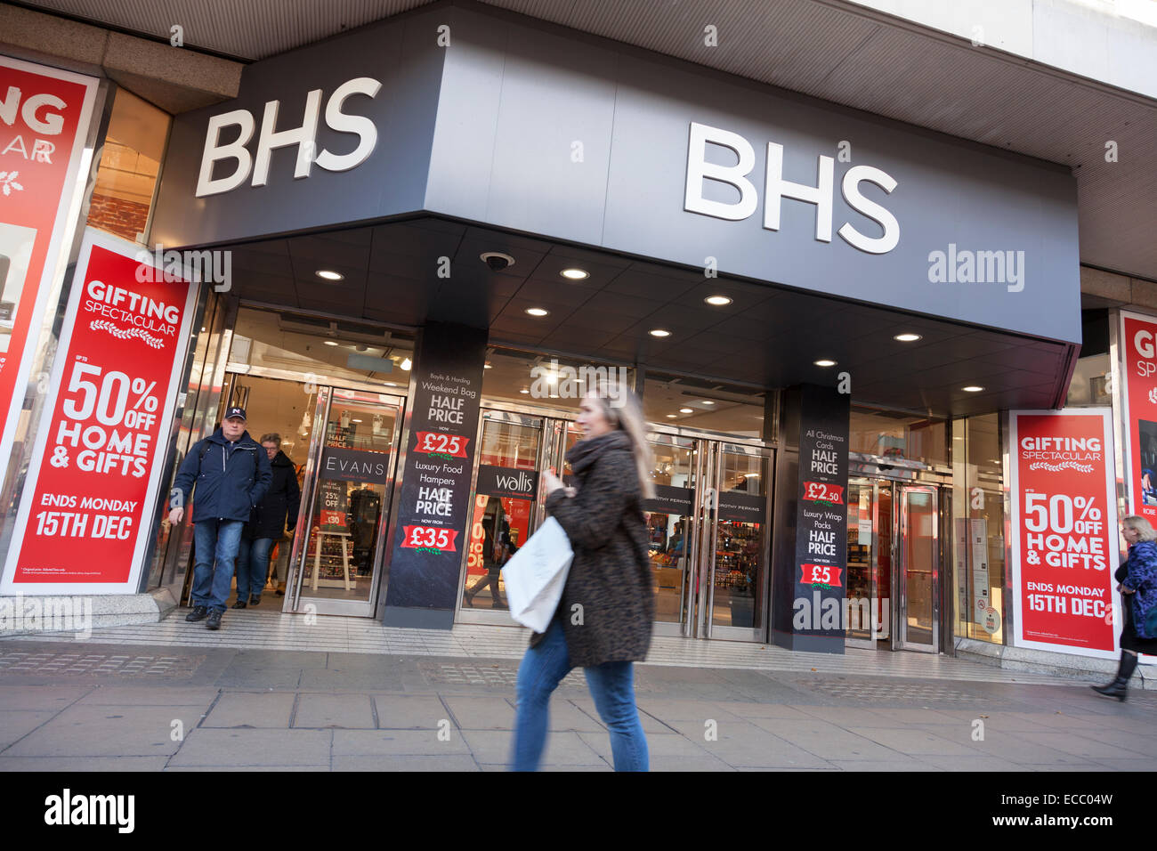 BHS clothes store on Oxford Street Stock Photo
