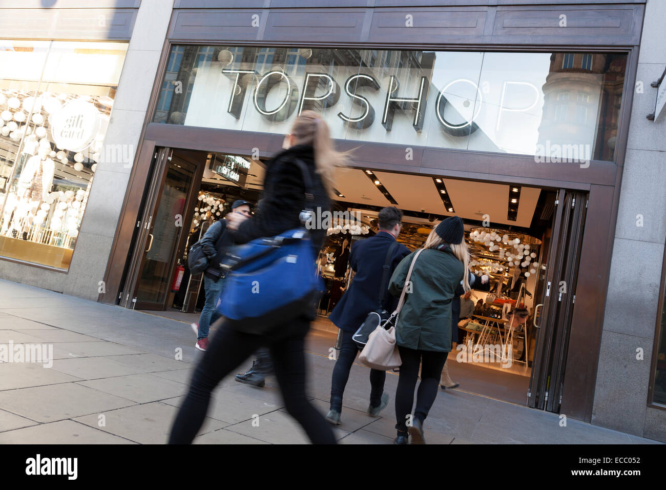 Top Shop clothes store on Oxford Street Stock Photo
