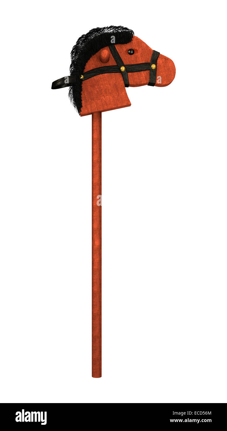 vintage stick horse