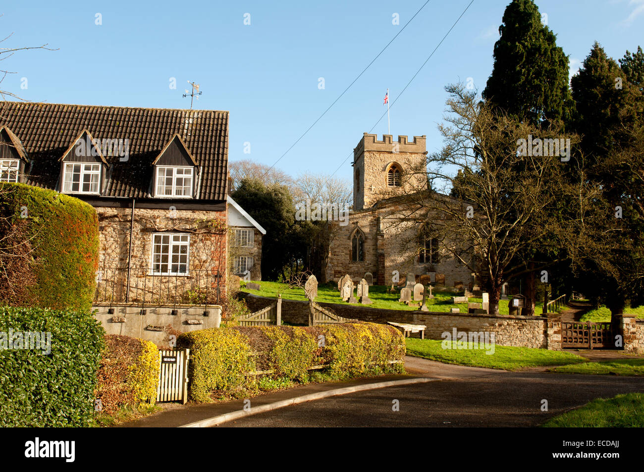 Weedon Lois village, Northamptonshire, England, UK Stock Photo