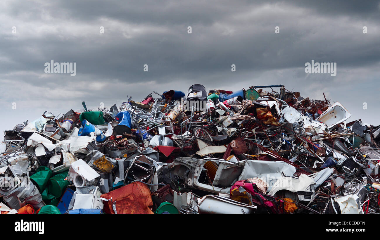 Photo of huge mound various waste landfills Stock Photo Alamy