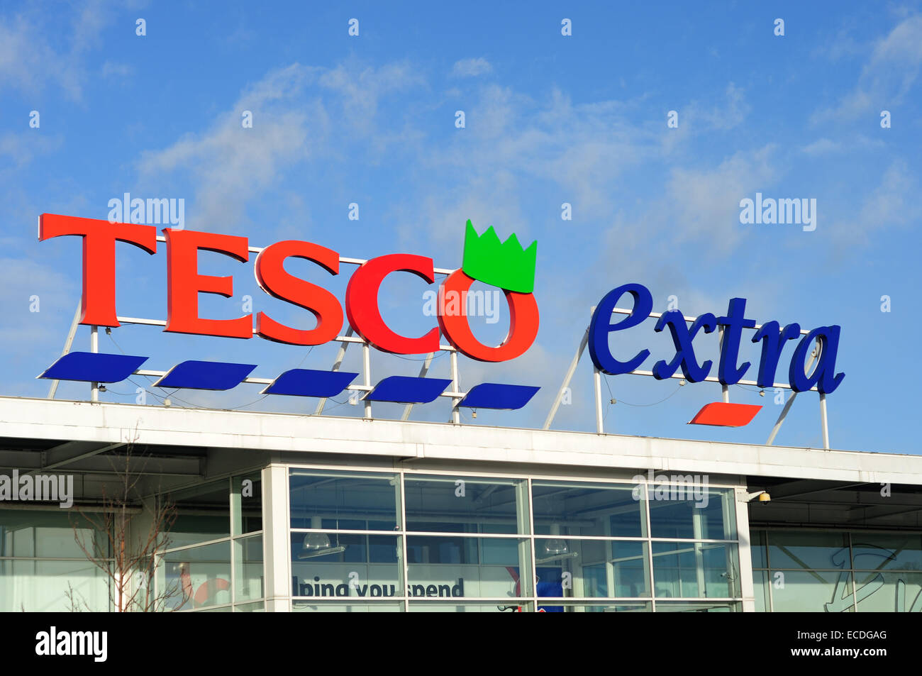 Tesco Extra Stock Photo Alamy