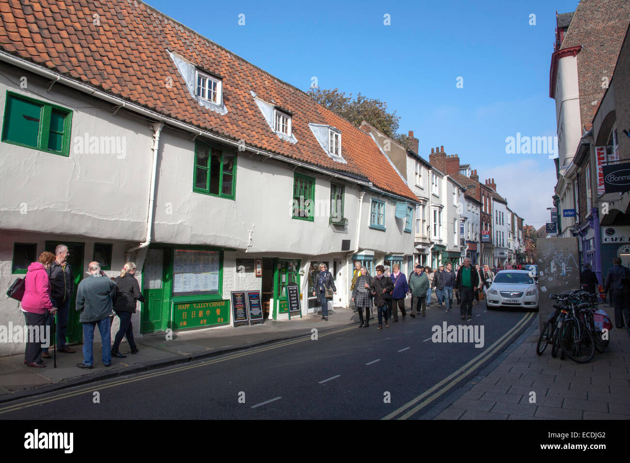 Goodramgate York Yorkshire England Stock Photo Alamy