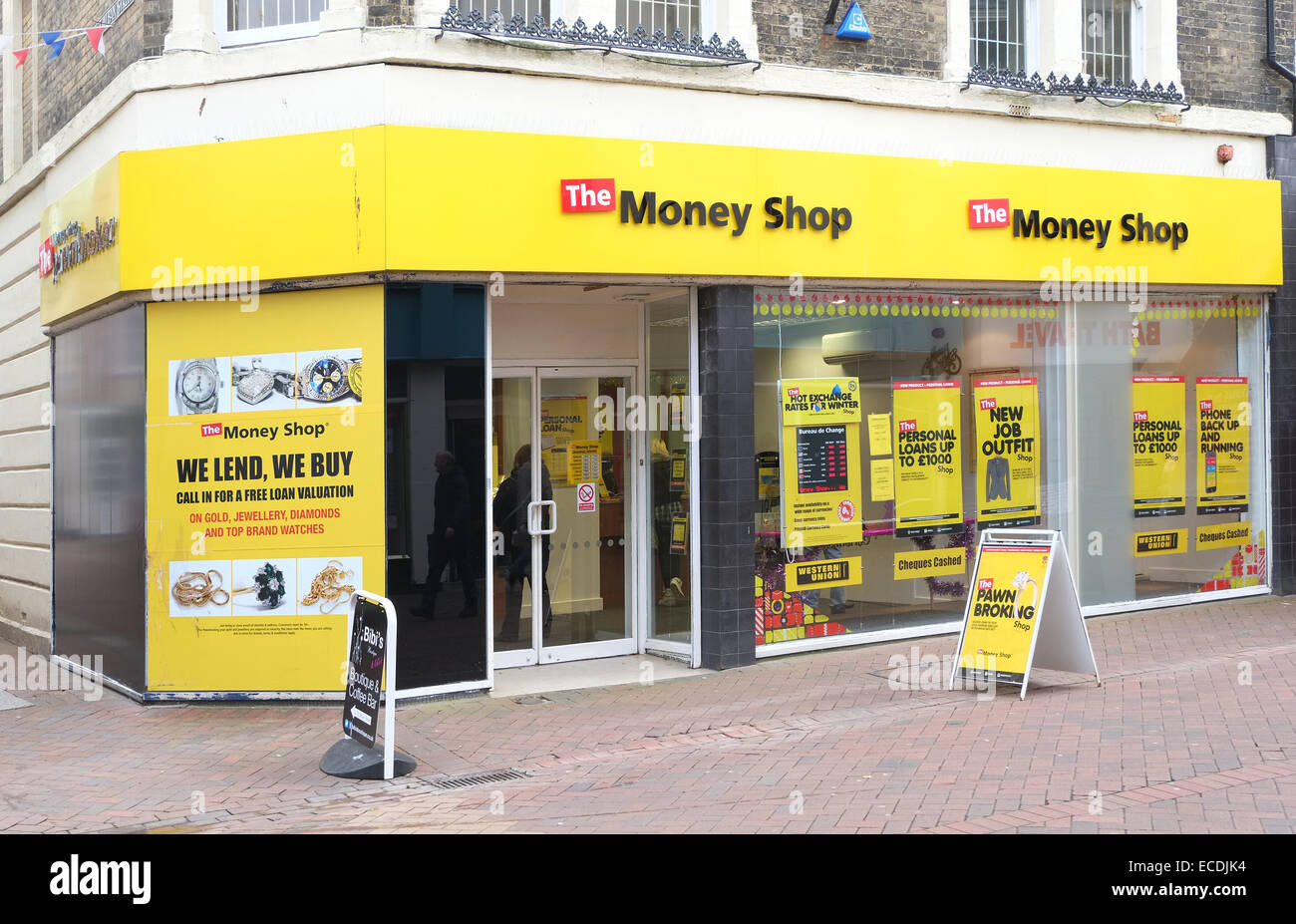 The Money Shop in Weymouth, a modern pawn shop? 10th December 2014