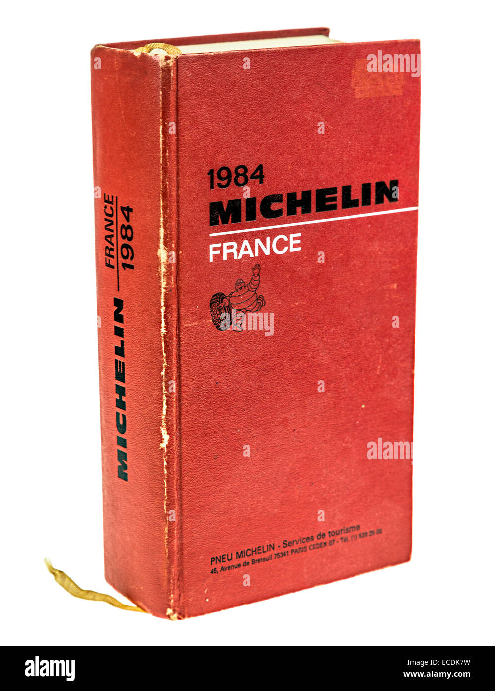 1984 old Michelin guide to France Stock Photo