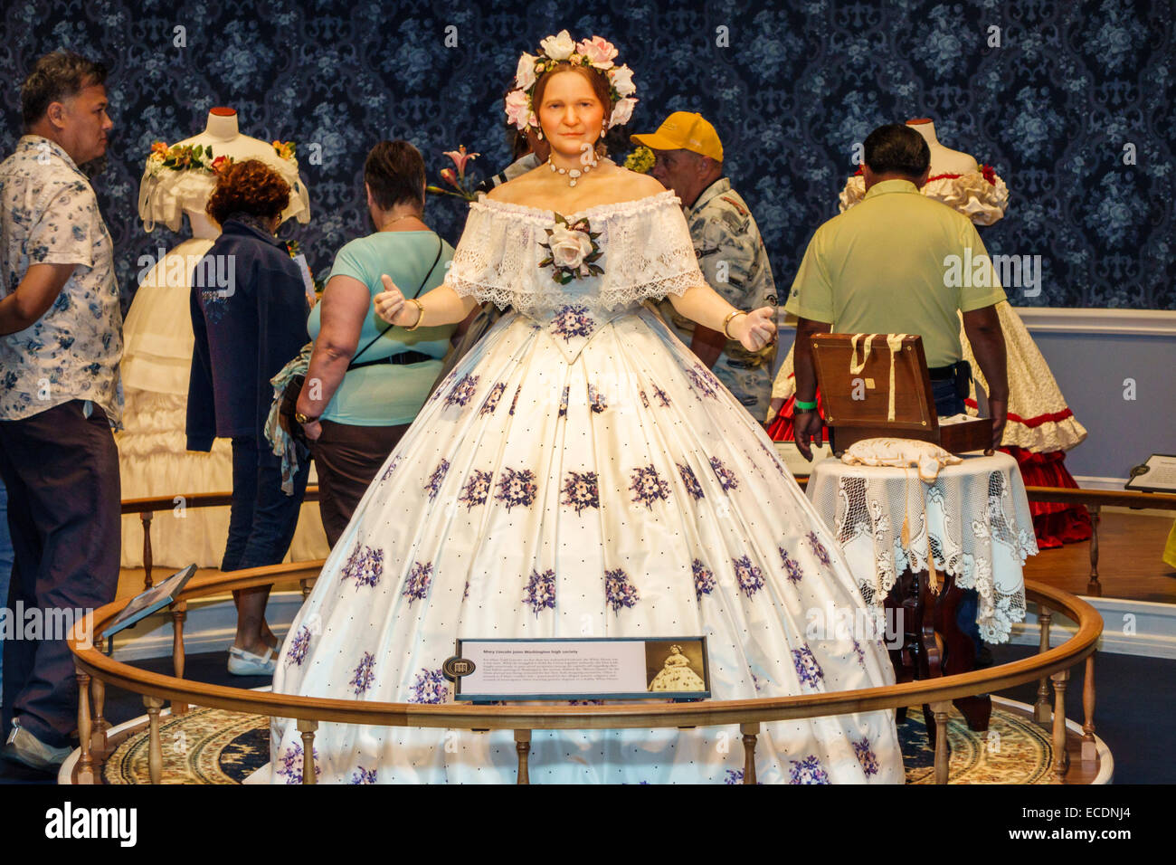 Springfield Illinois Abraham Lincoln Presidential Museum inside Stock