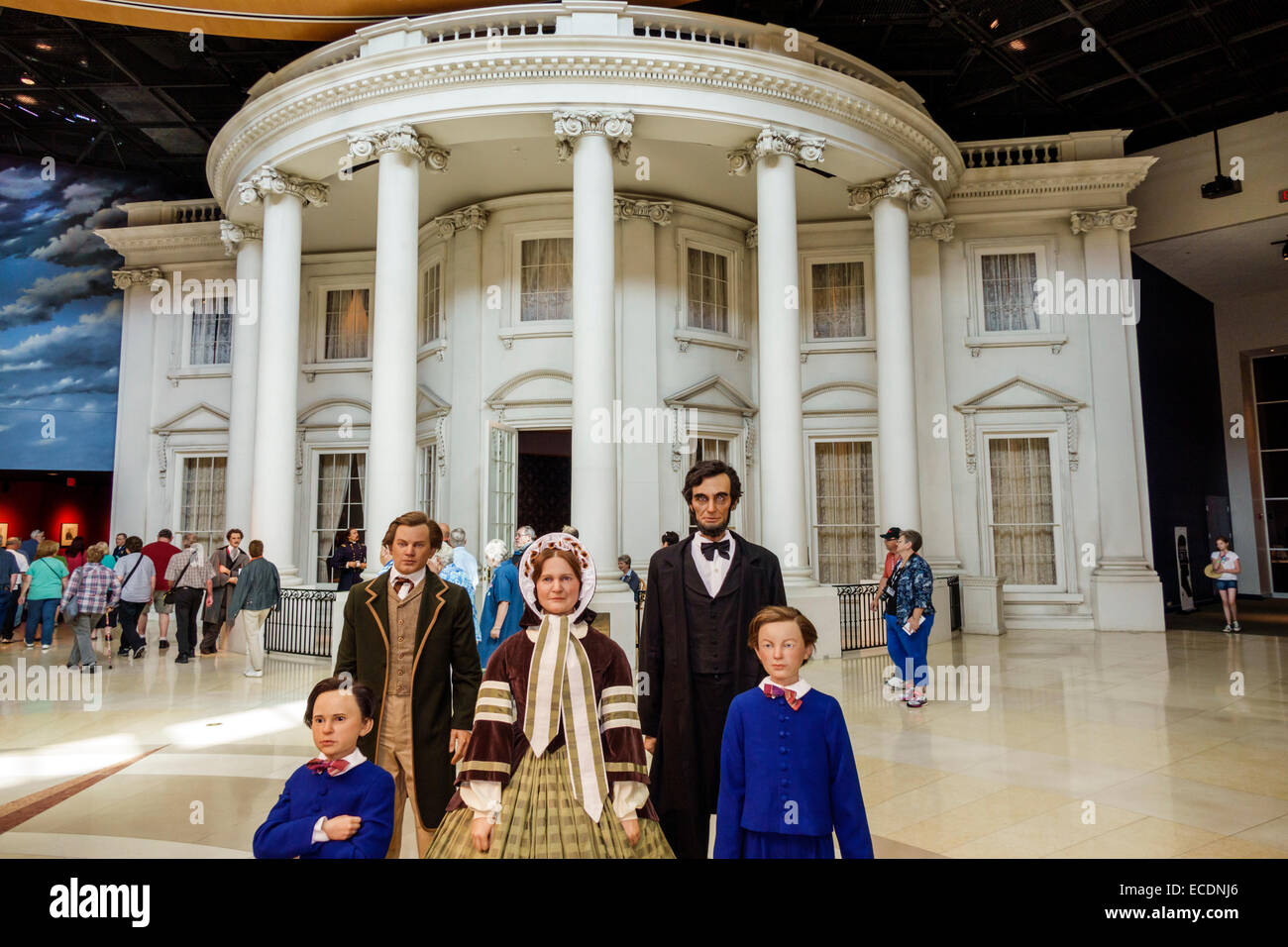 Springfield Illinois Abraham Lincoln Presidential Museum inside Stock Photo 76519694 Alamy
