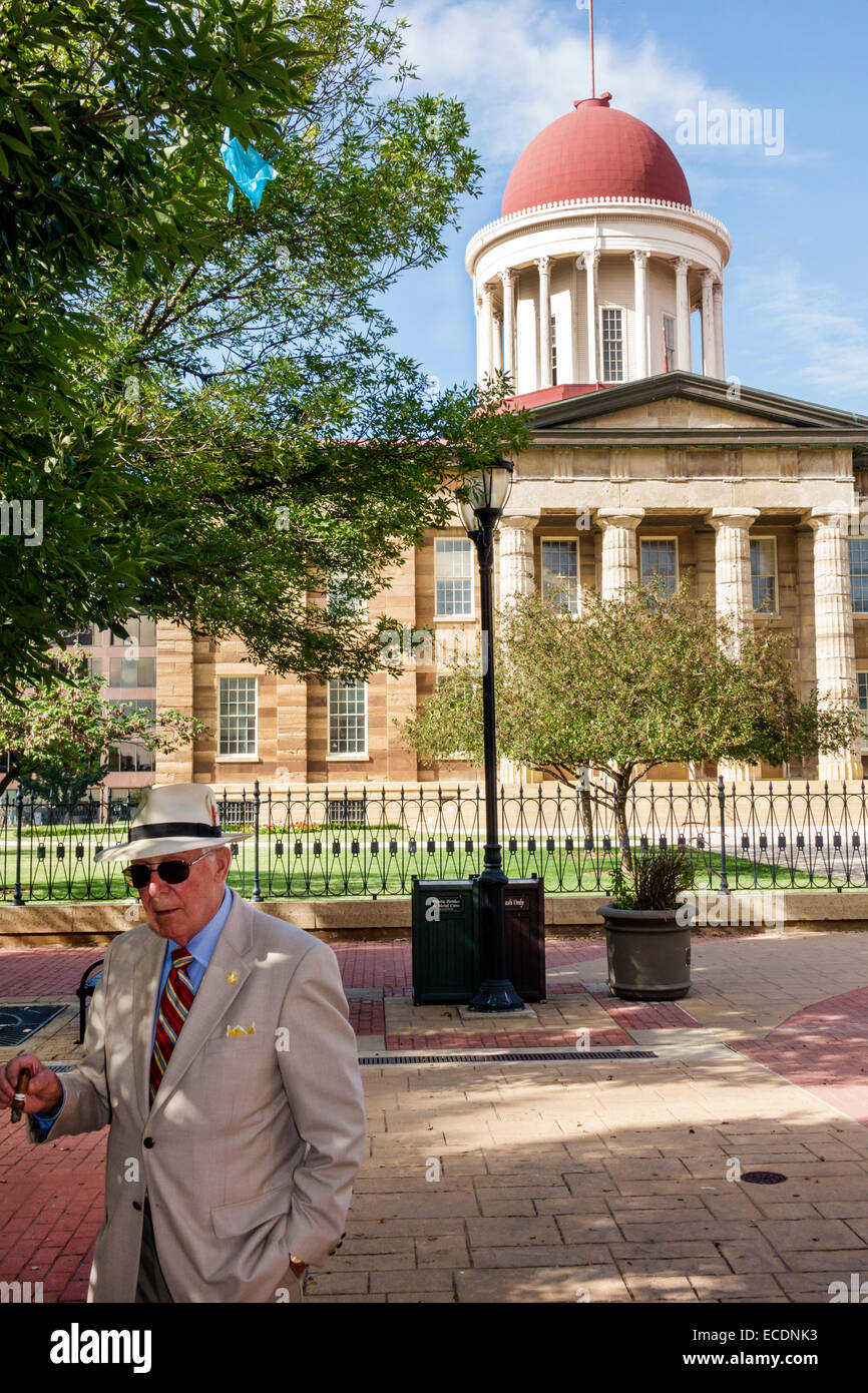 Springfield Illinois downtown historic buildings Old State Capitol