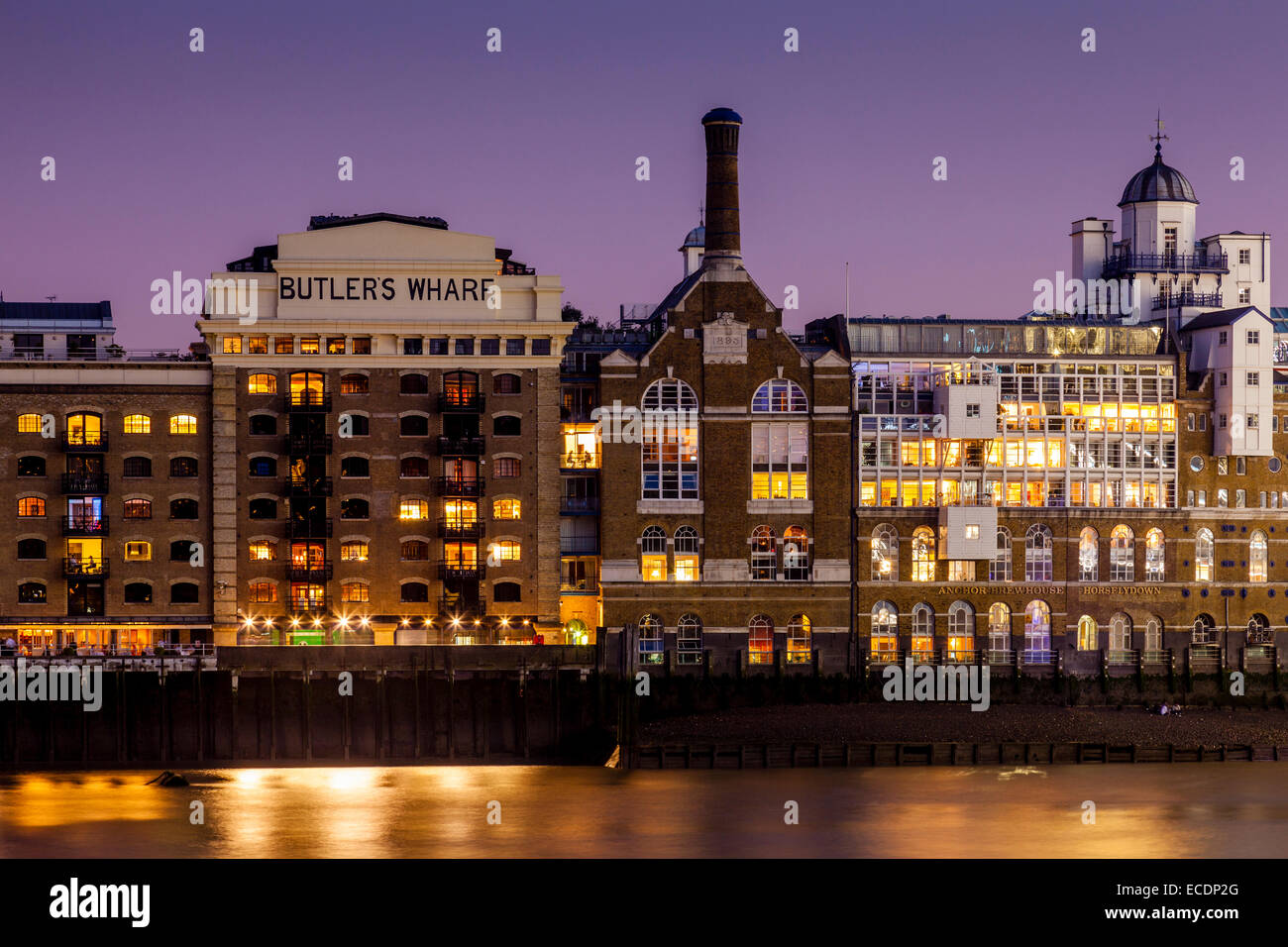 Butler's Wharf, Converted Docks, London, England Stock Photo Alamy