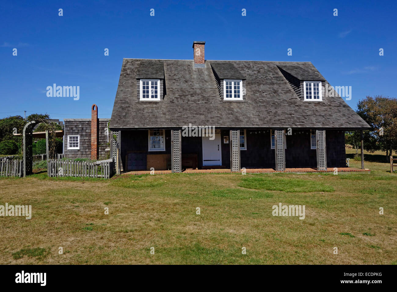 second house museum in Montauk long island New York Stock Photo Alamy