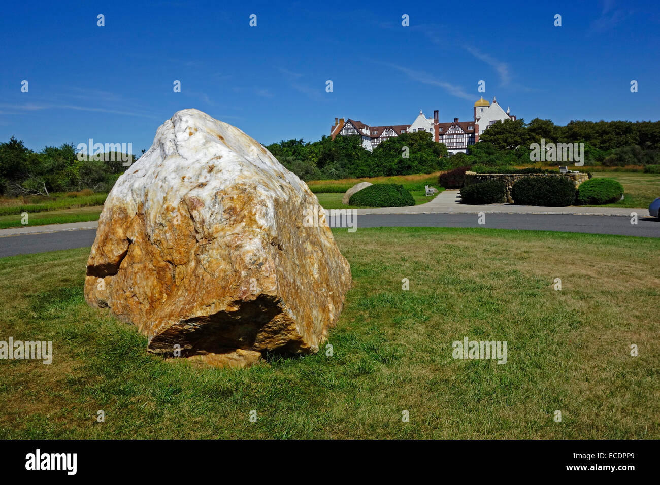 council rock in Montauk long island New York Stock Photo Alamy