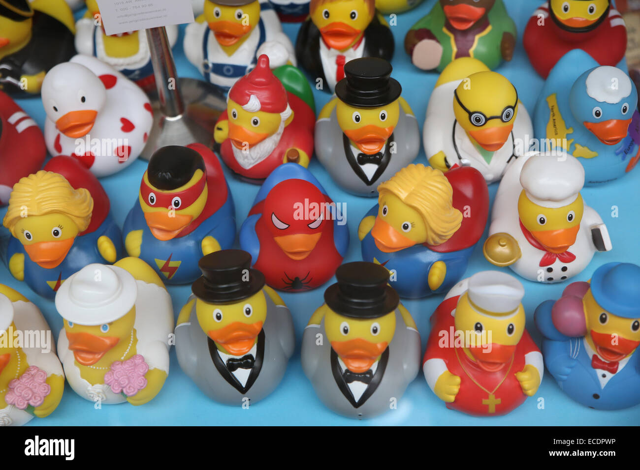 rubber duck toys Stock Photo