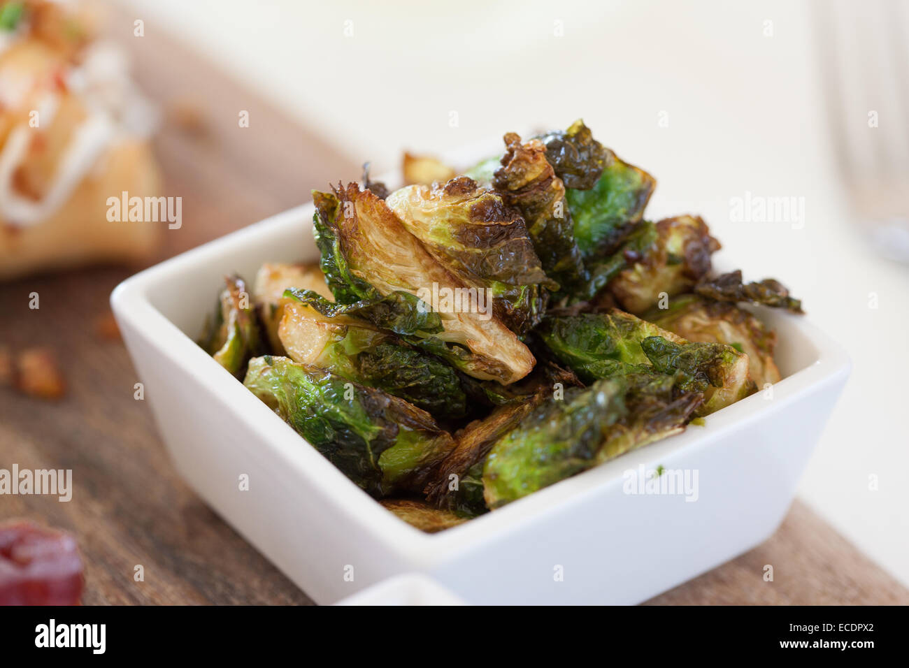 Flash fried brussel sprouts Stock Photo Alamy