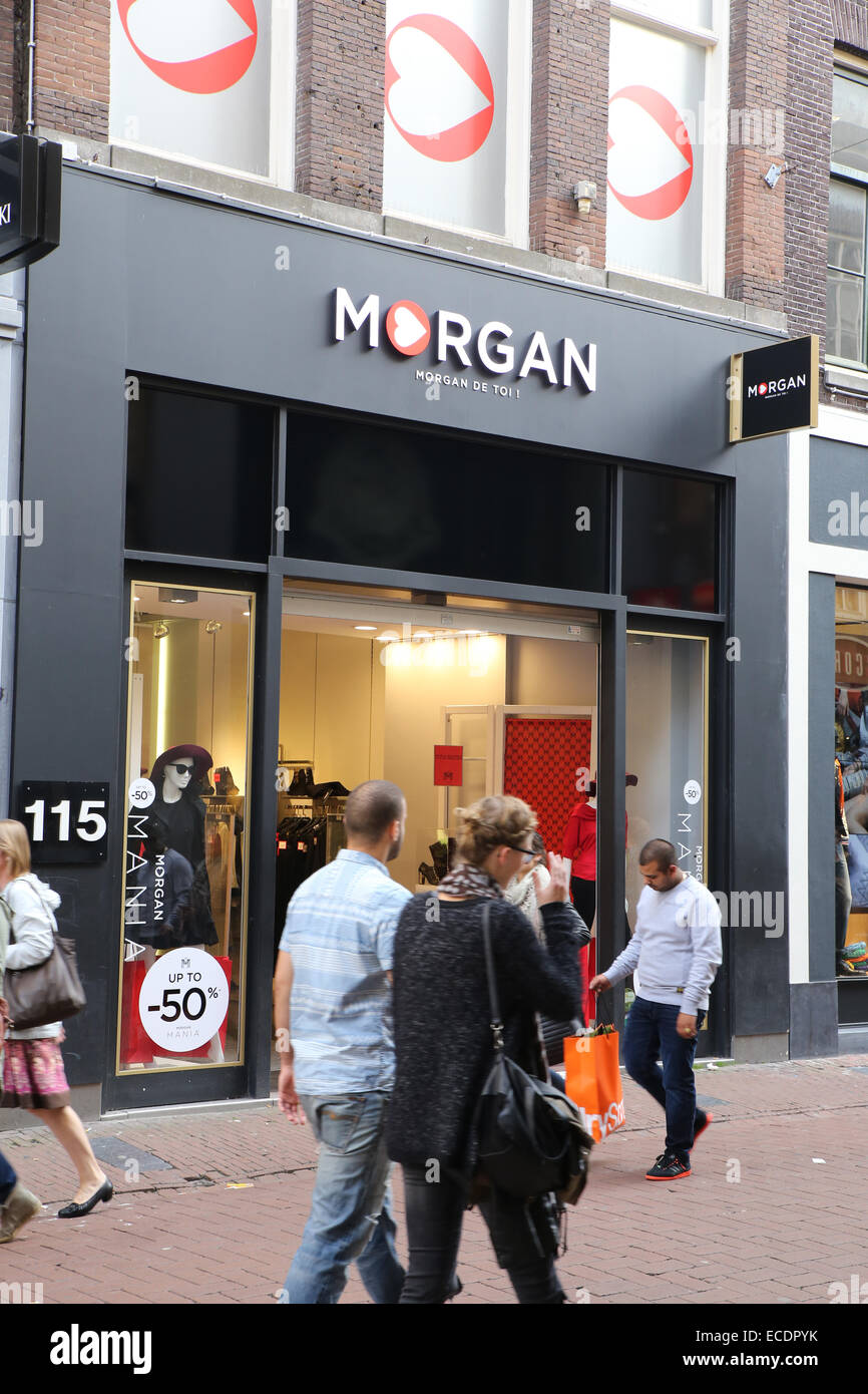 morgan clothing store netherlands europe Stock Photo Alamy
