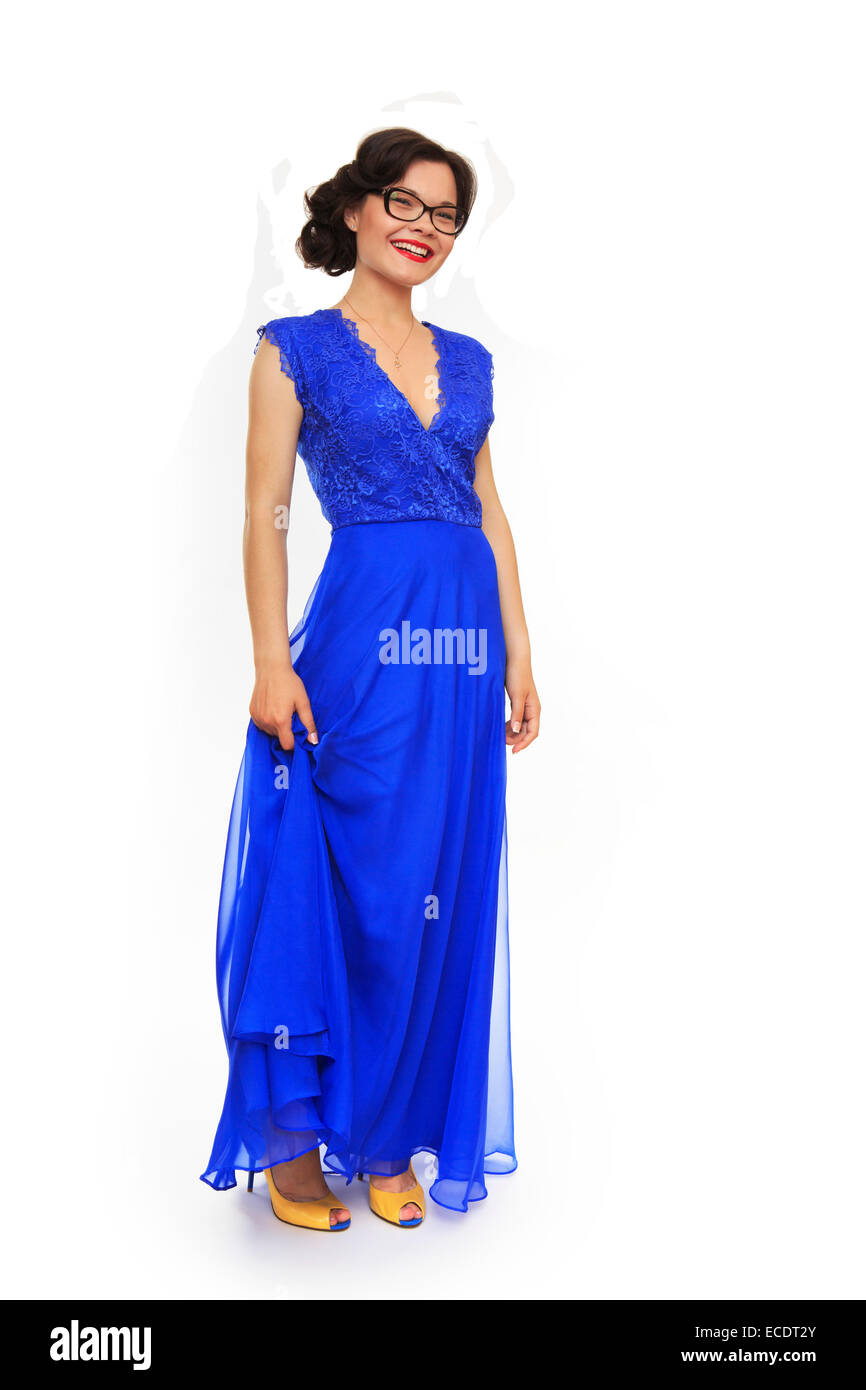 wearing glasses with formal dress Baltic Born Womens Layla Tulle Maxi Dress | Terracotta