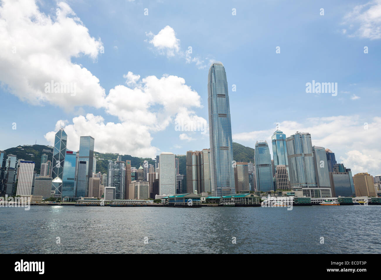 Hong Kong Skyline from Victoria Harbour Stock Photo - Alamy