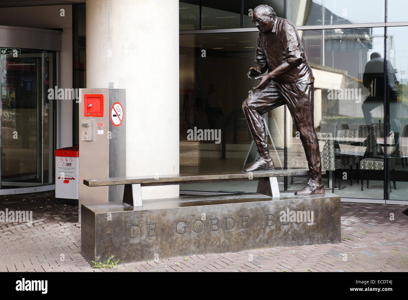 Bobby Haarms statue Amsterdam arena sculpture Stock Photo