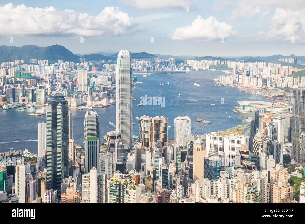 Hong Kong Skyline from Victoria Peak Stock Photo - Alamy