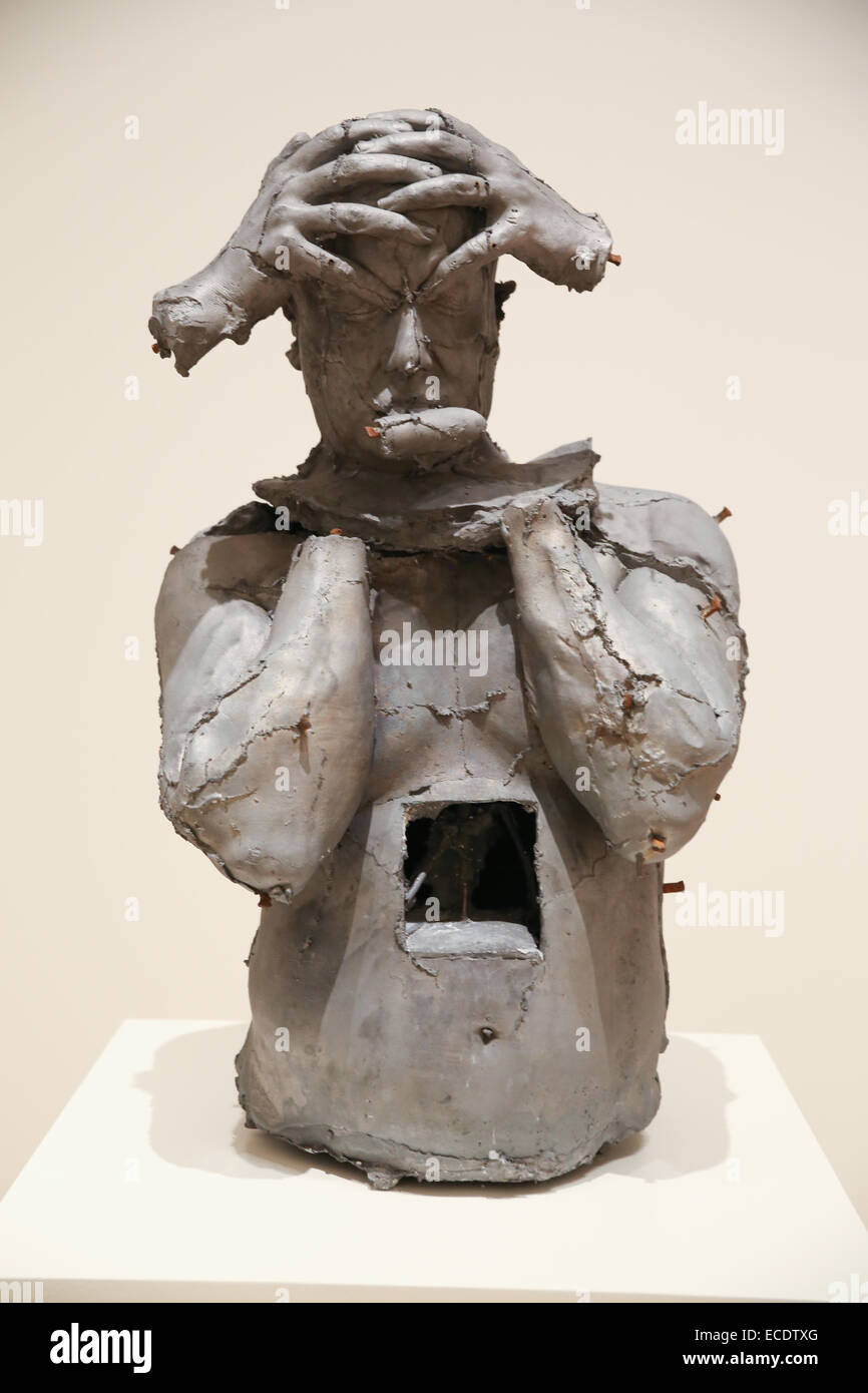 Seven deadly sins sculptures collected by Dutch collector Sanders Stock Photo