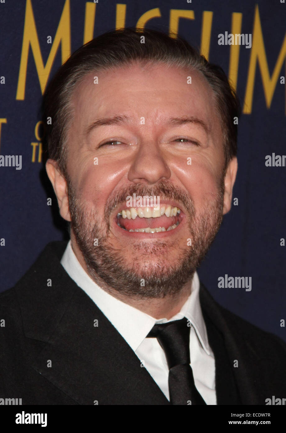 New York, New York, USA. 11th Dec, 2014. Actor RICKY GERVAIS attends