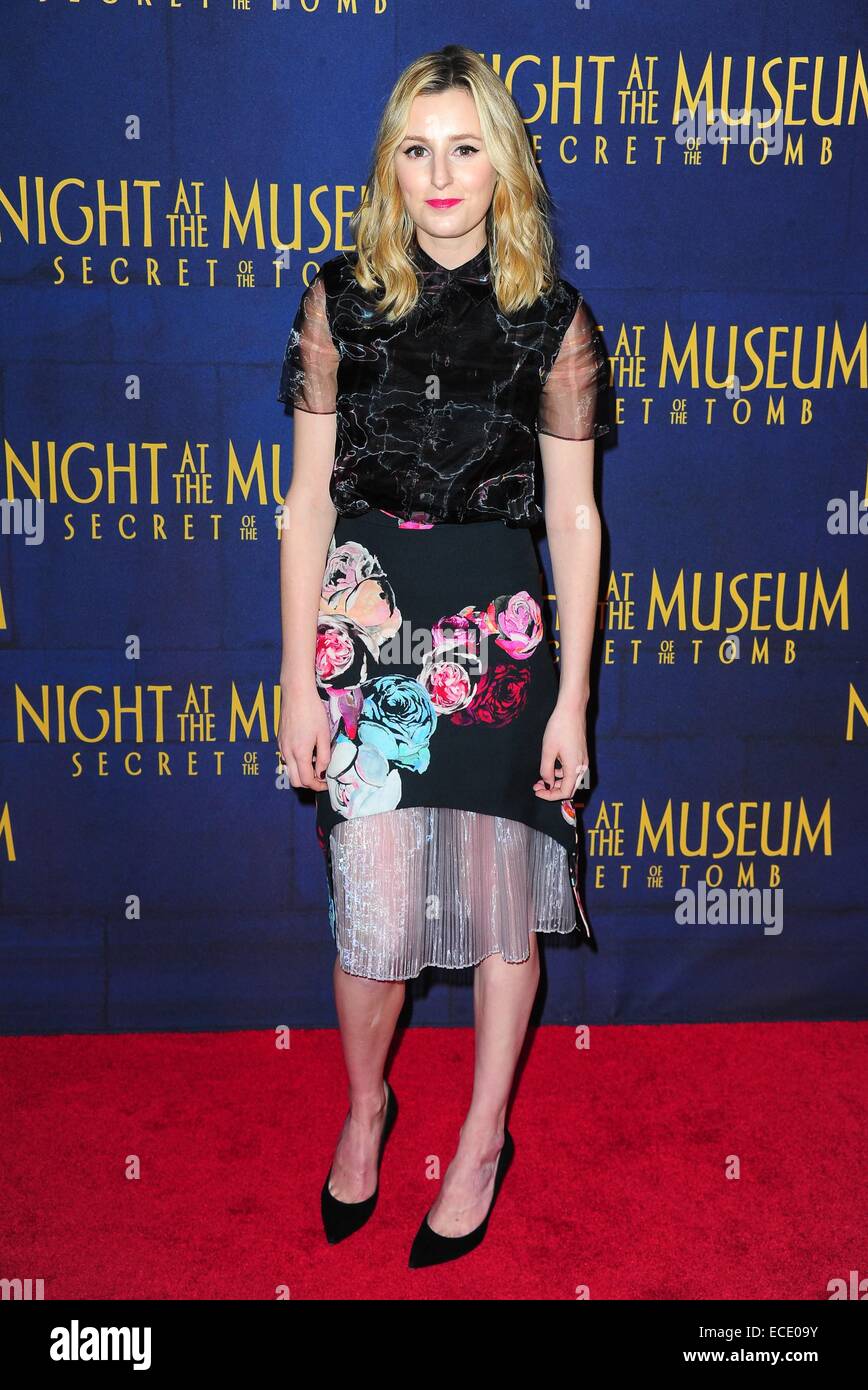 New York, NY, USA. 11th Dec, 2014. Laura Carmichael at arrivals for NIGHT AT THE MUSEUM: SECRET OF THE TOMB Premiere, Ziegfeld Theatre, New York, NY December 11, 2014. Credit:  Gregorio T. Binuya/Everett Collection/Alamy Live News Stock Photo