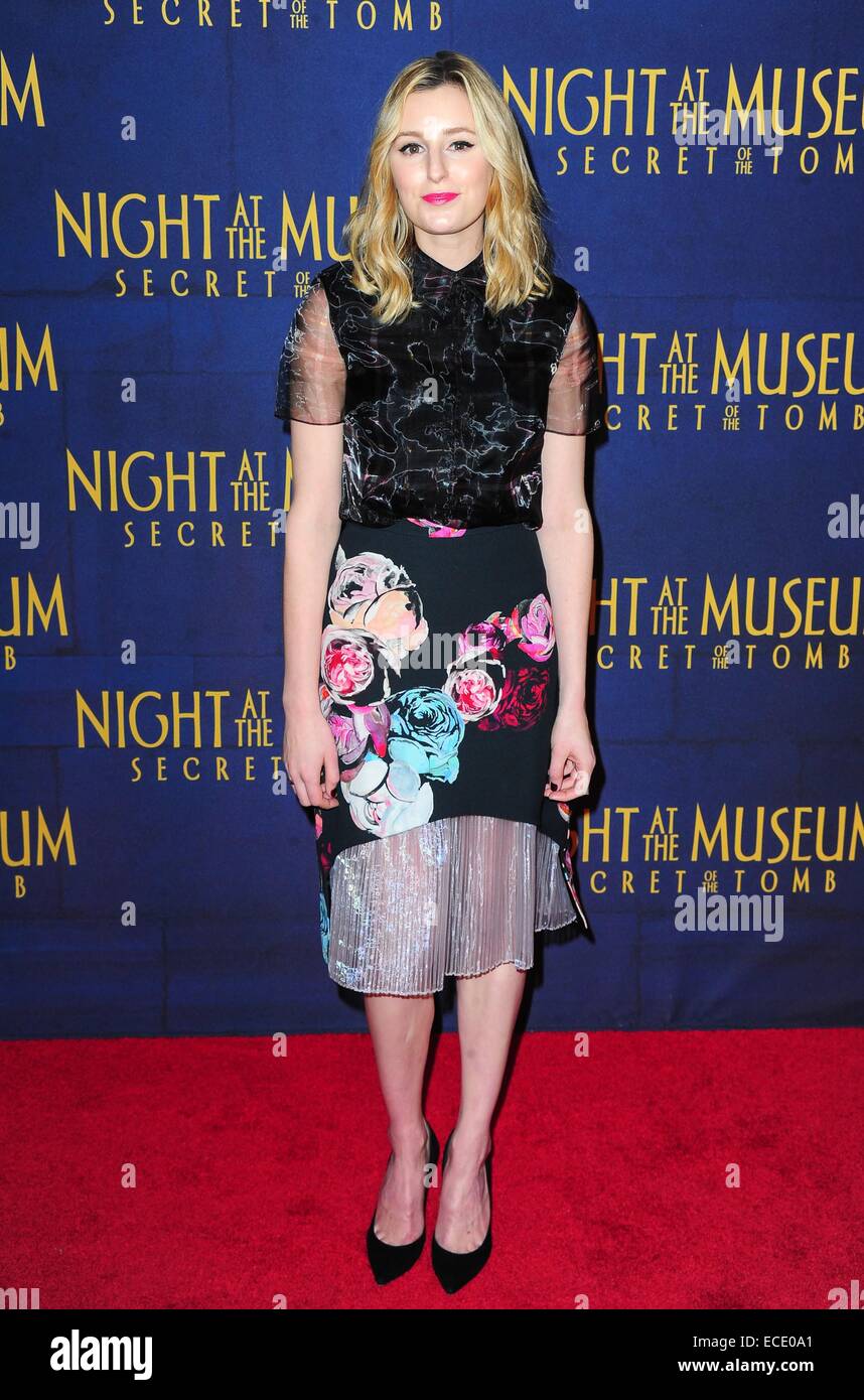 New York, NY, USA. 11th Dec, 2014. Laura Carmichael at arrivals for NIGHT AT THE MUSEUM: SECRET OF THE TOMB Premiere, Ziegfeld Theatre, New York, NY December 11, 2014. Credit:  Gregorio T. Binuya/Everett Collection/Alamy Live News Stock Photo