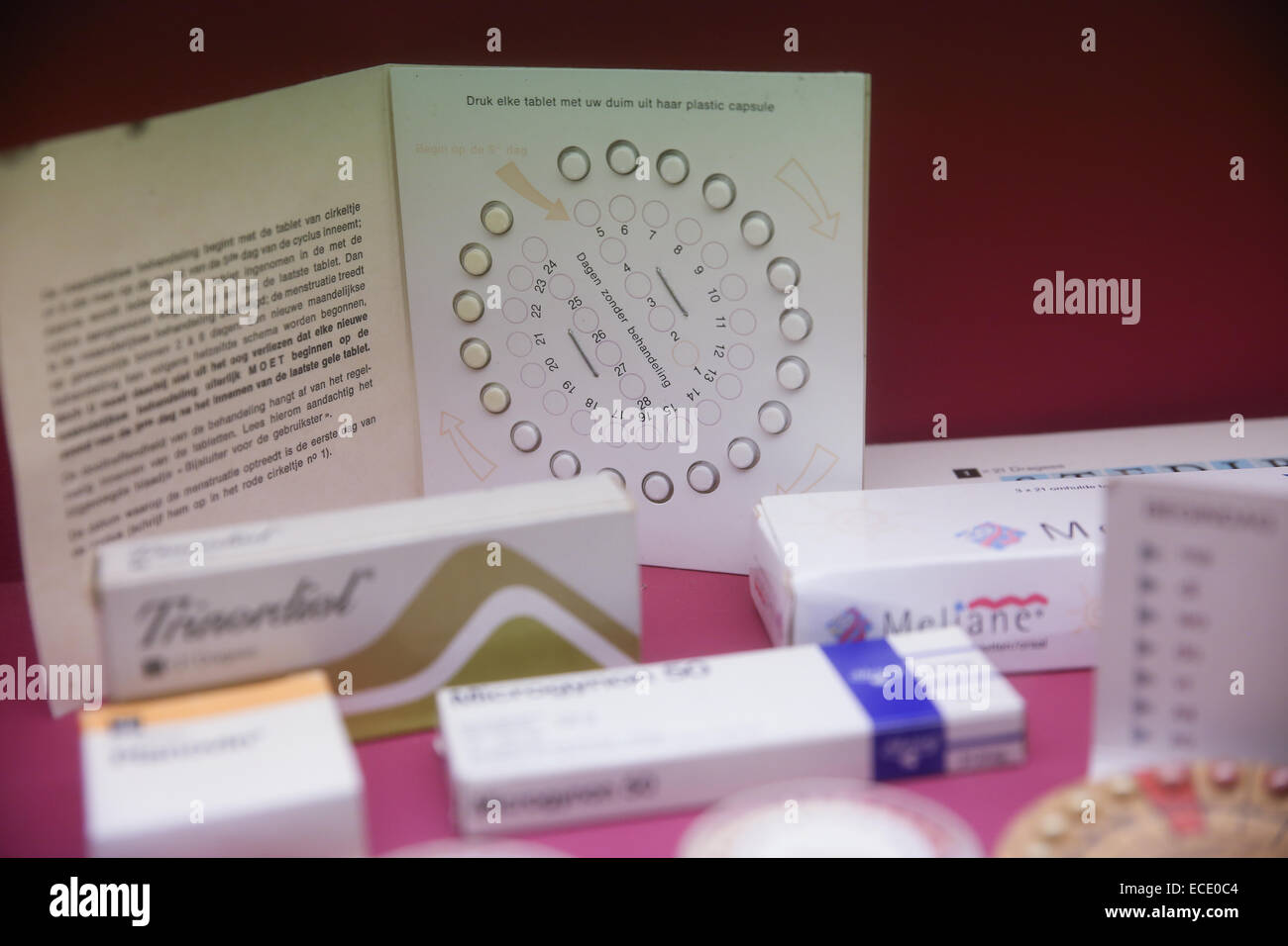 contraceptive birth control pills Stock Photo