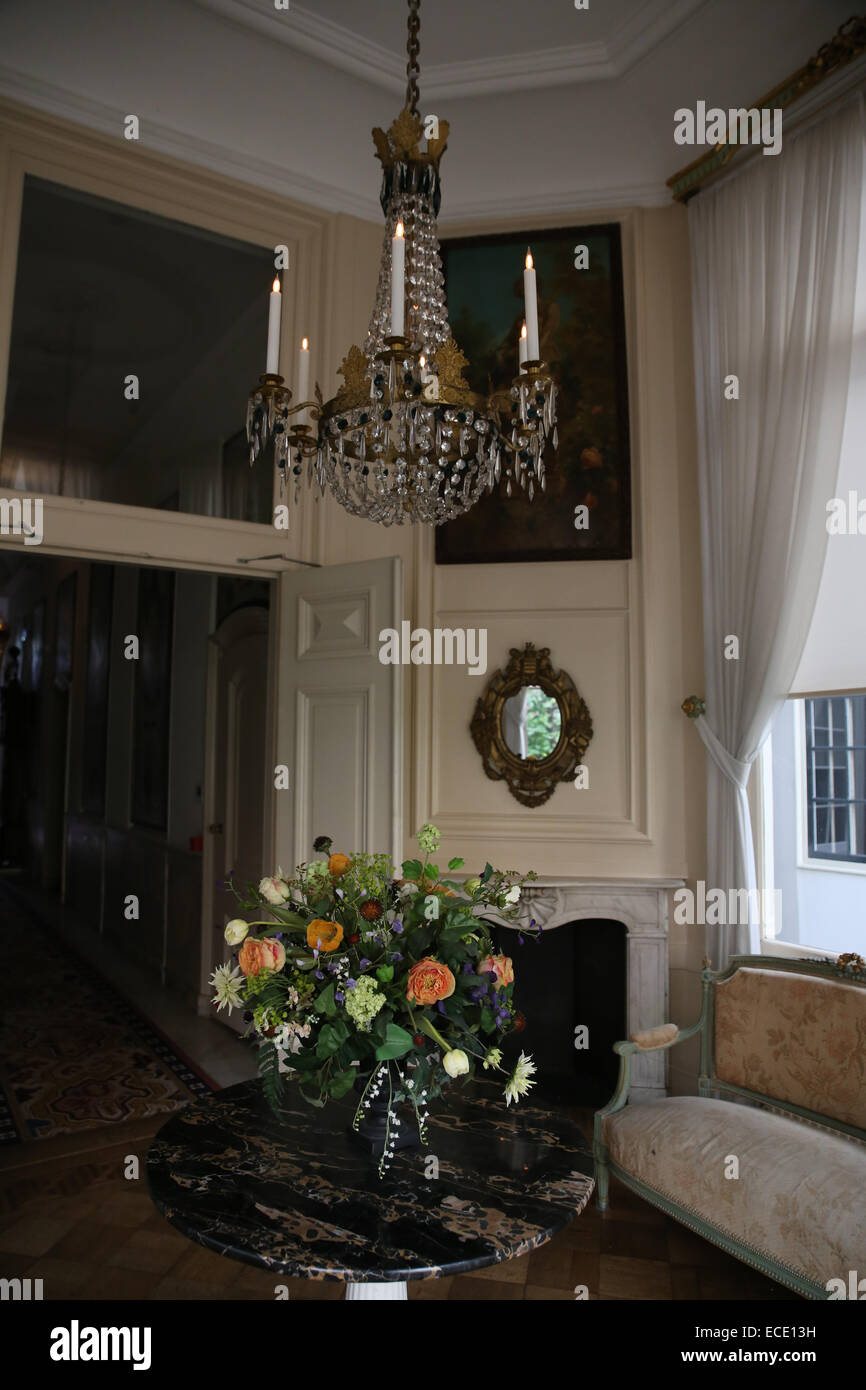 old wealthy Dutch home common room Stock Photo