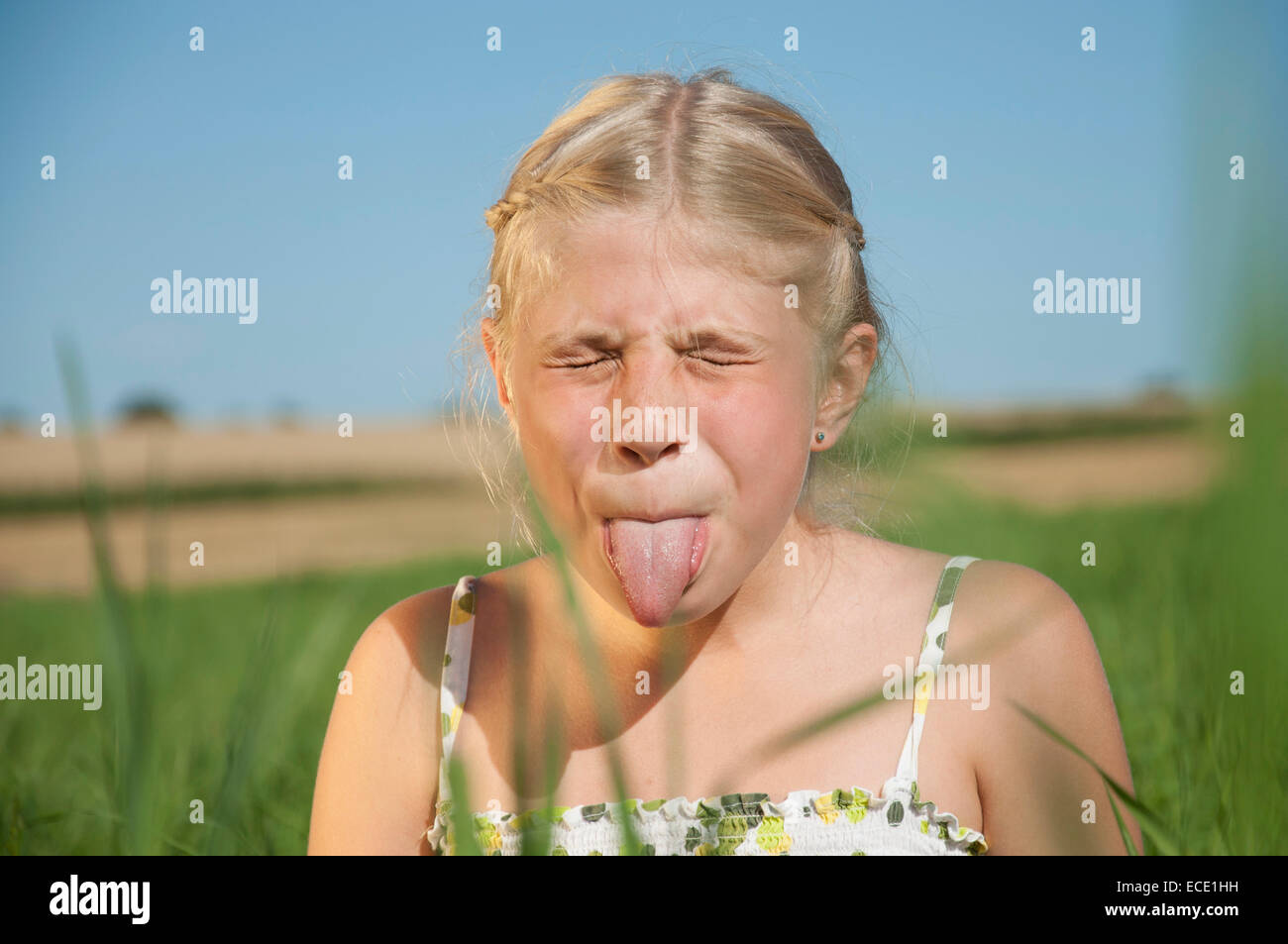 10 11 years girl tongue hires stock photography and images Alamy