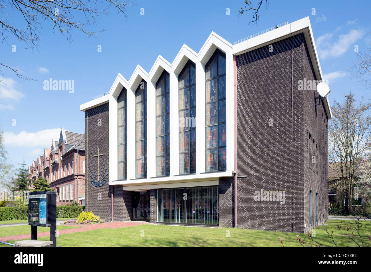 New Apostolic Church, Emden, East Frisia, Lower Saxony, Germany Stock Photo