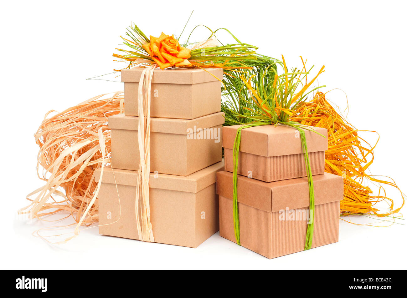 Different gift boxes shopping hi-res stock photography and images - Alamy