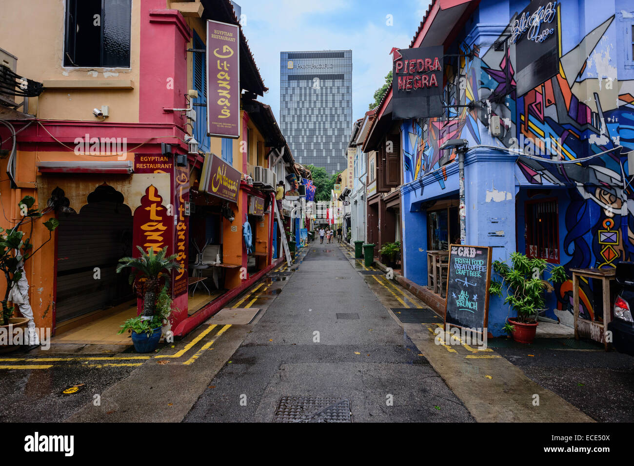 Haji Lane in Singapore Stock Photo Alamy