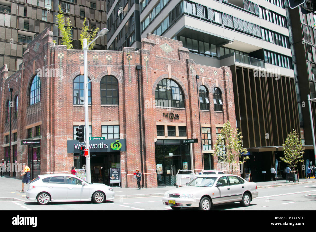 woolworths australian retail grocery giant store, chippendale,sydney