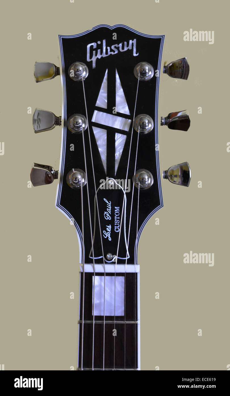 Les paul gibson custom hi-res stock photography and images - Alamy