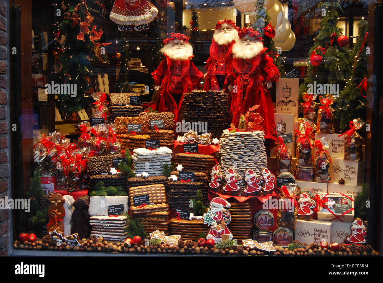 Traditional Christmas Shop Window Aachen Germany Stock Photo Alamy Traditional Christmas Shop Window Aachen Germany ECE8RM