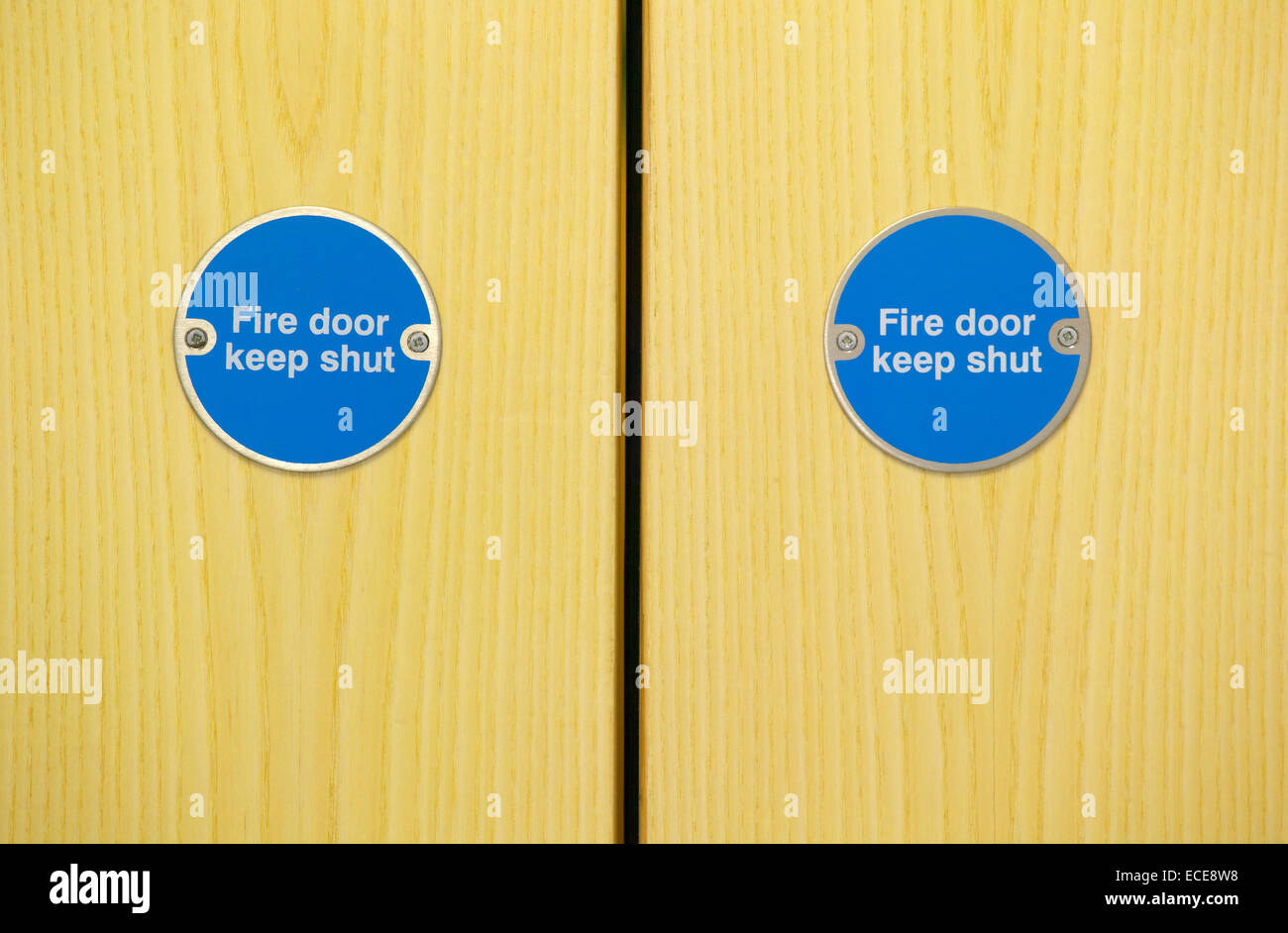 Fire doors Stock Photo