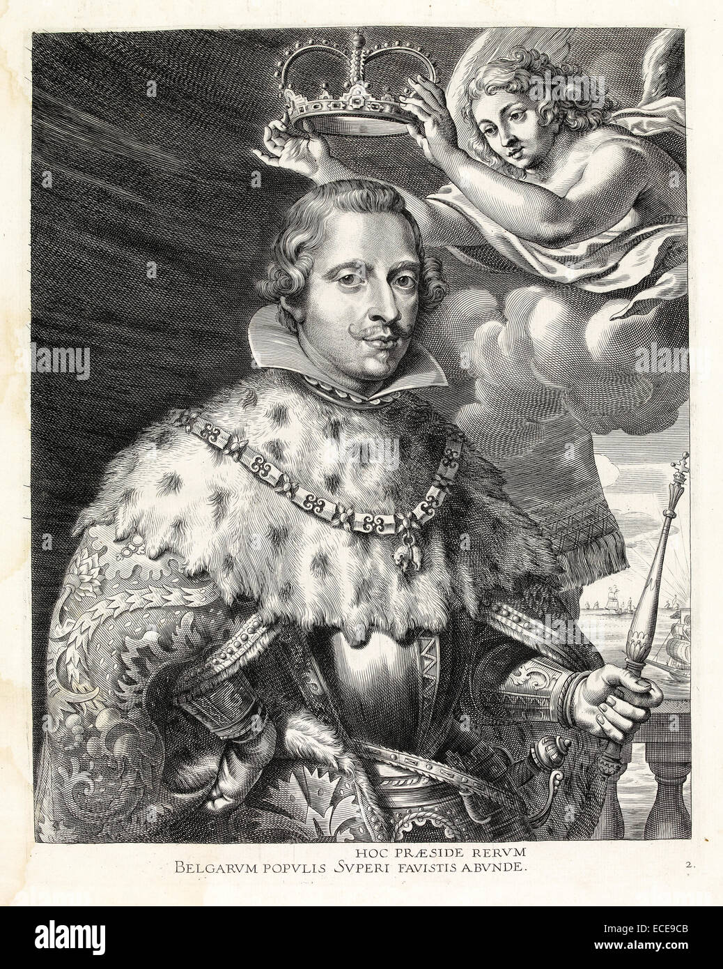 Portrait of Philip IV of Spain Stock Photo