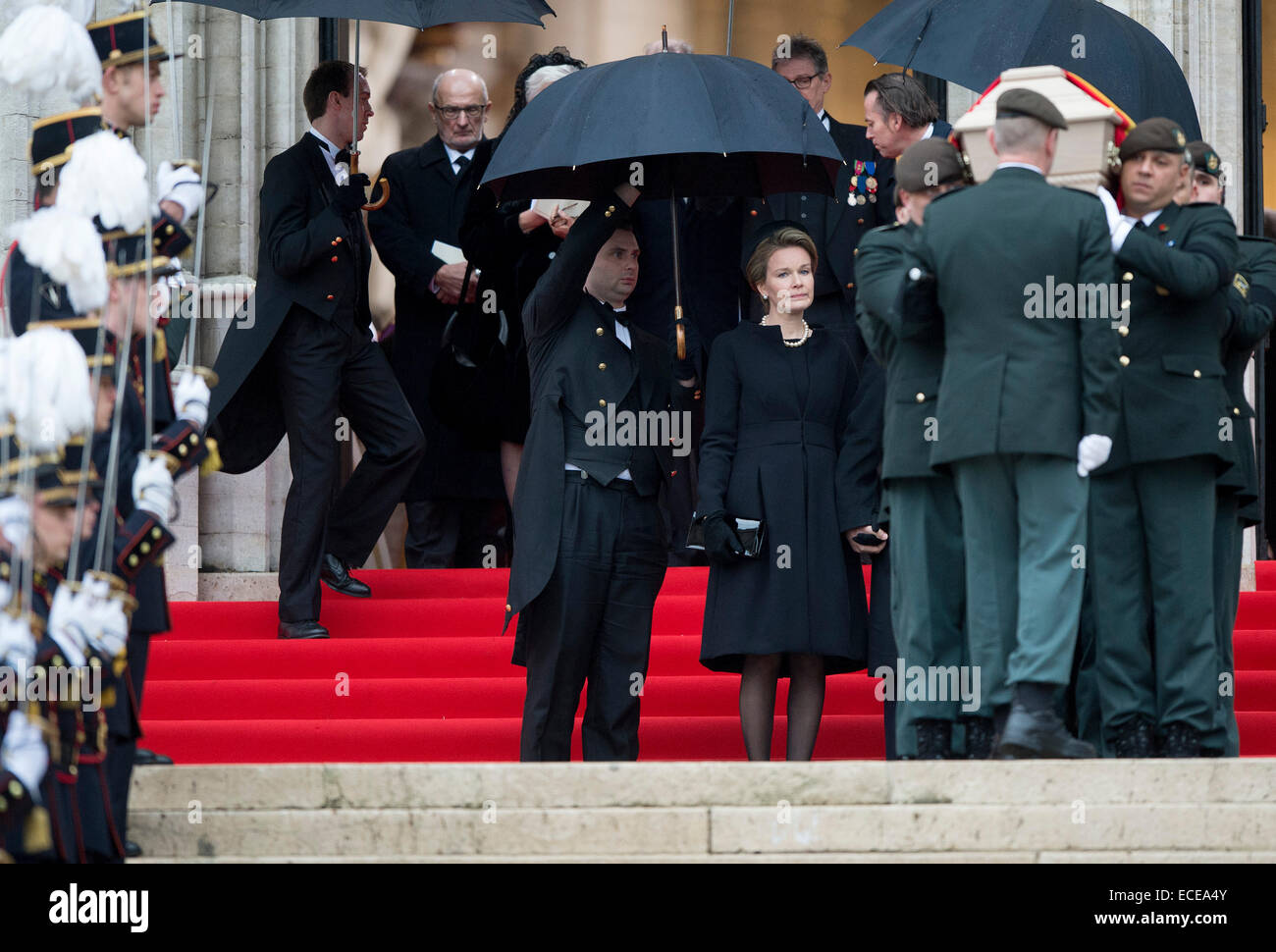 Brussels, Belgium. 12th Dec, 2014. Belgian Queen Mathilde attends the ...