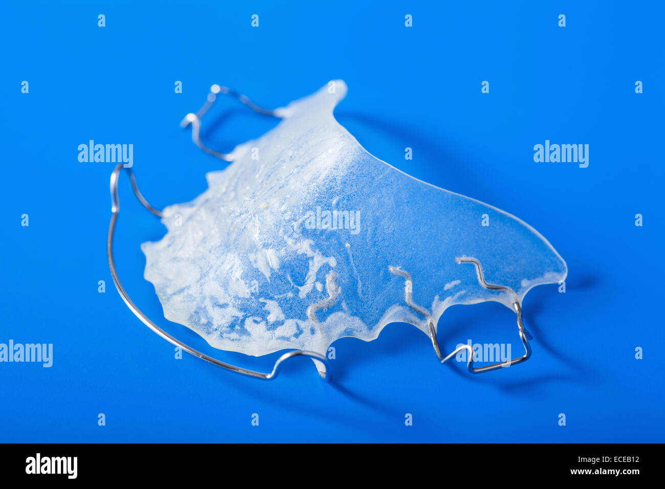 orthodontic teeth retainer brace bracket Stock Photo Alamy