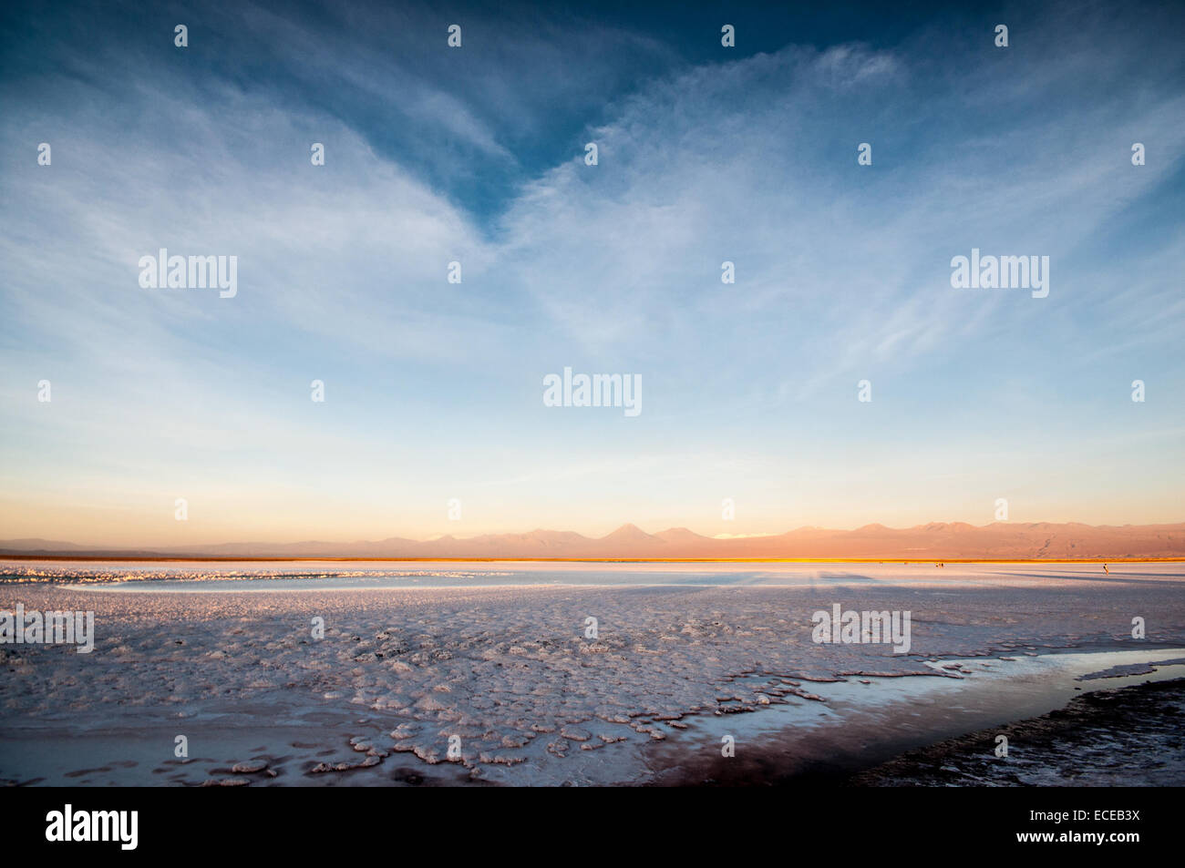 Chile, Atacama Desert, Tebenquinche salt flat Stock Photo