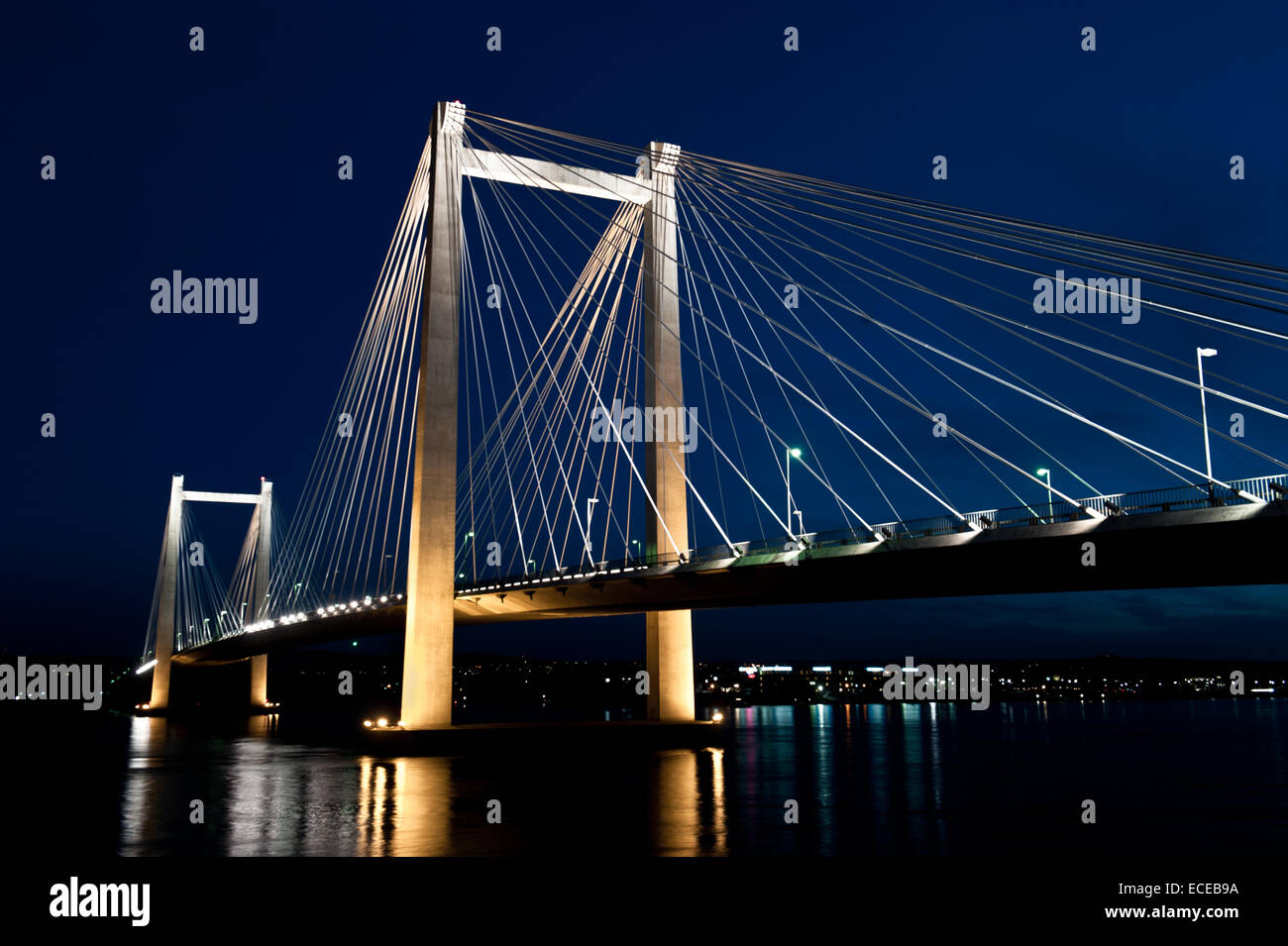 Usa Washington State Kennewick Bridge High Resolution Stock Photography