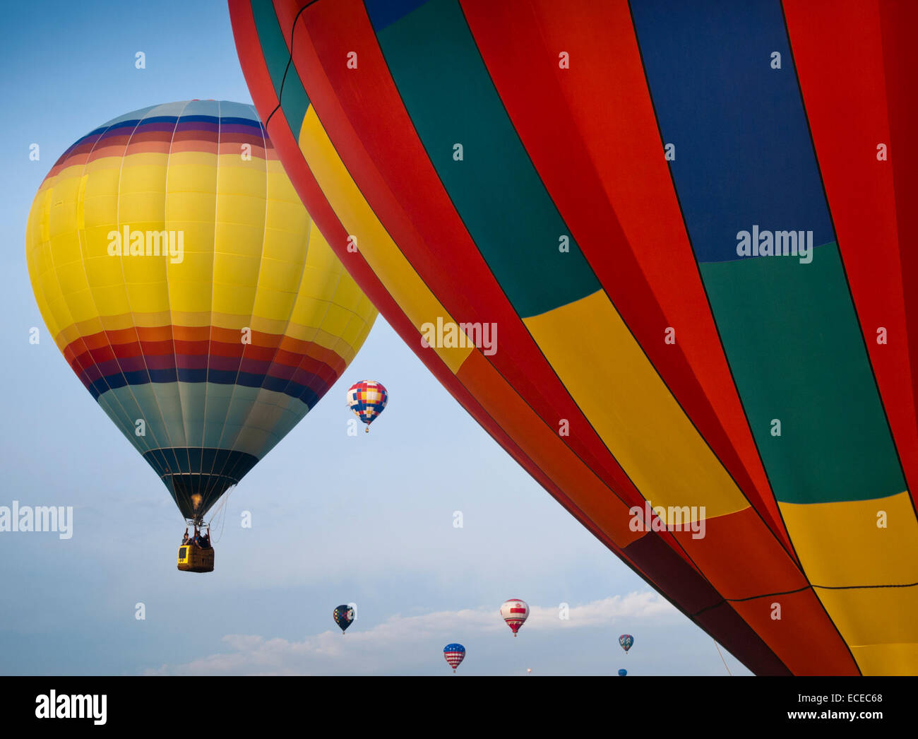 Canada, Hot air balloon festival Stock Photo