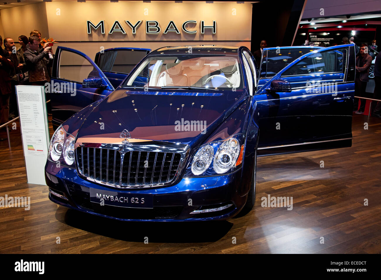 GENEVA MARCH 8 The Maybach 62S on display at the 81st International