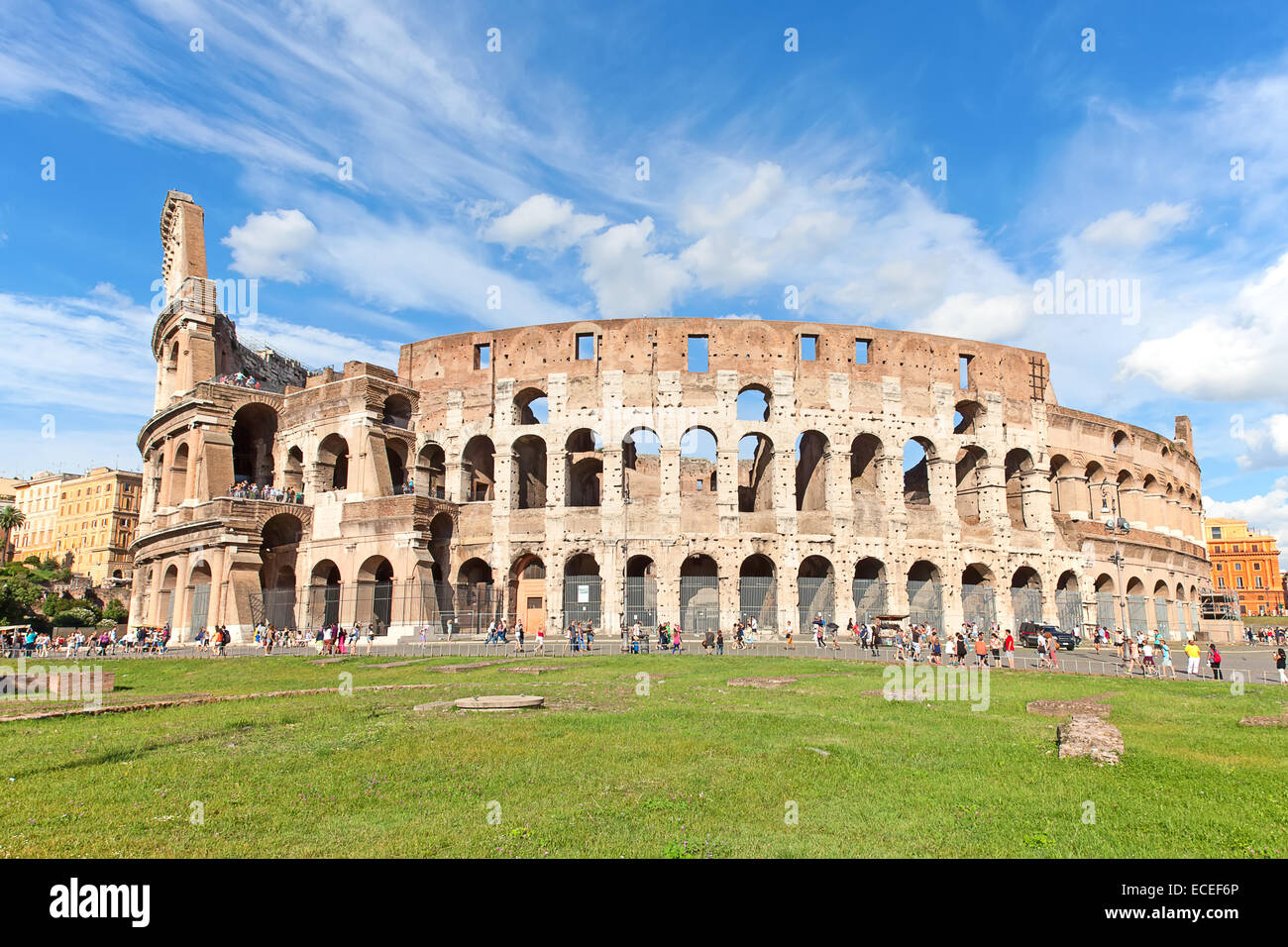 Ruins of the colloseum in Rome, Italy Stock Photo - Alamy