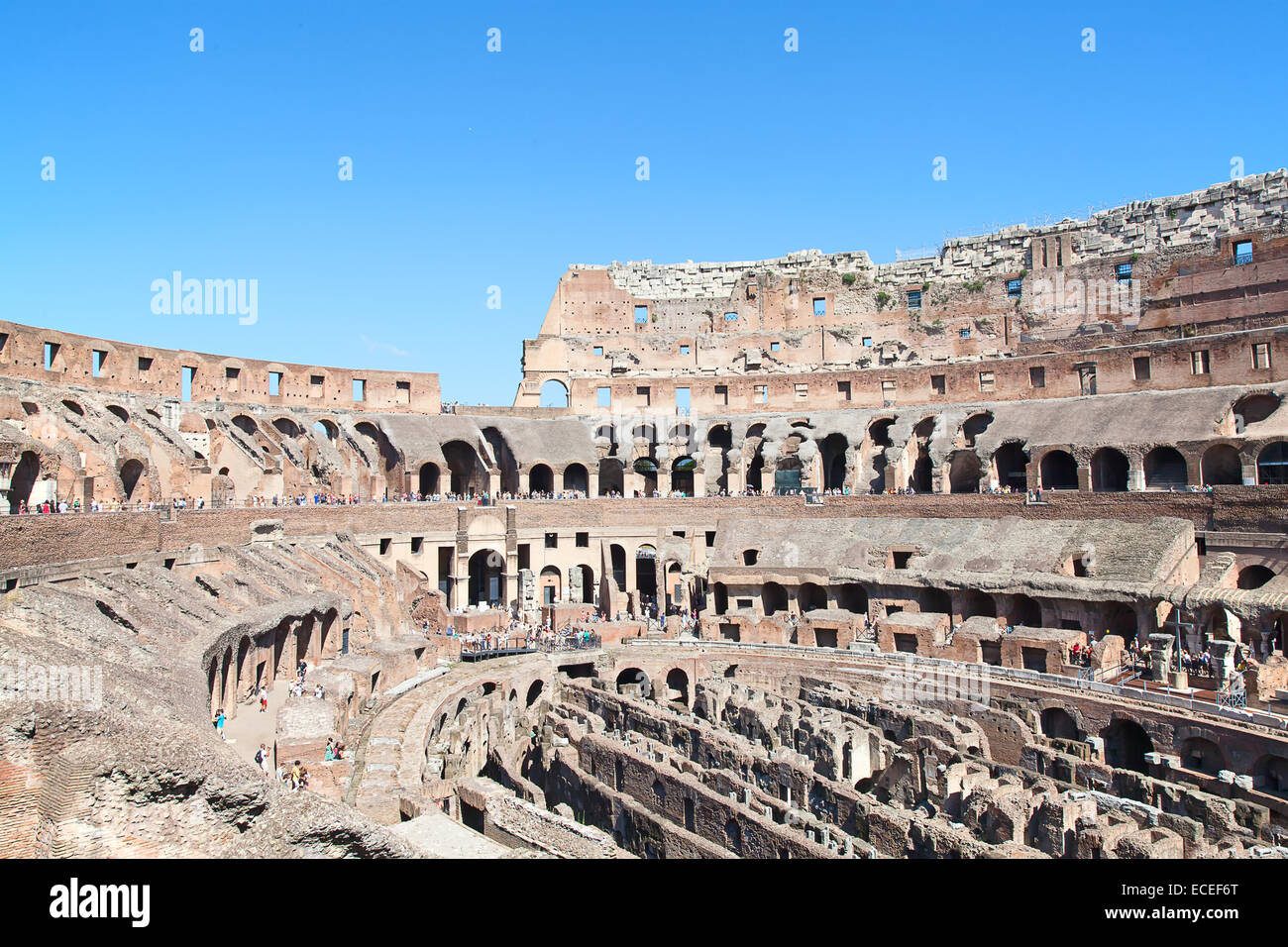 Ruins of the colloseum in Rome, Italy Stock Photo - Alamy