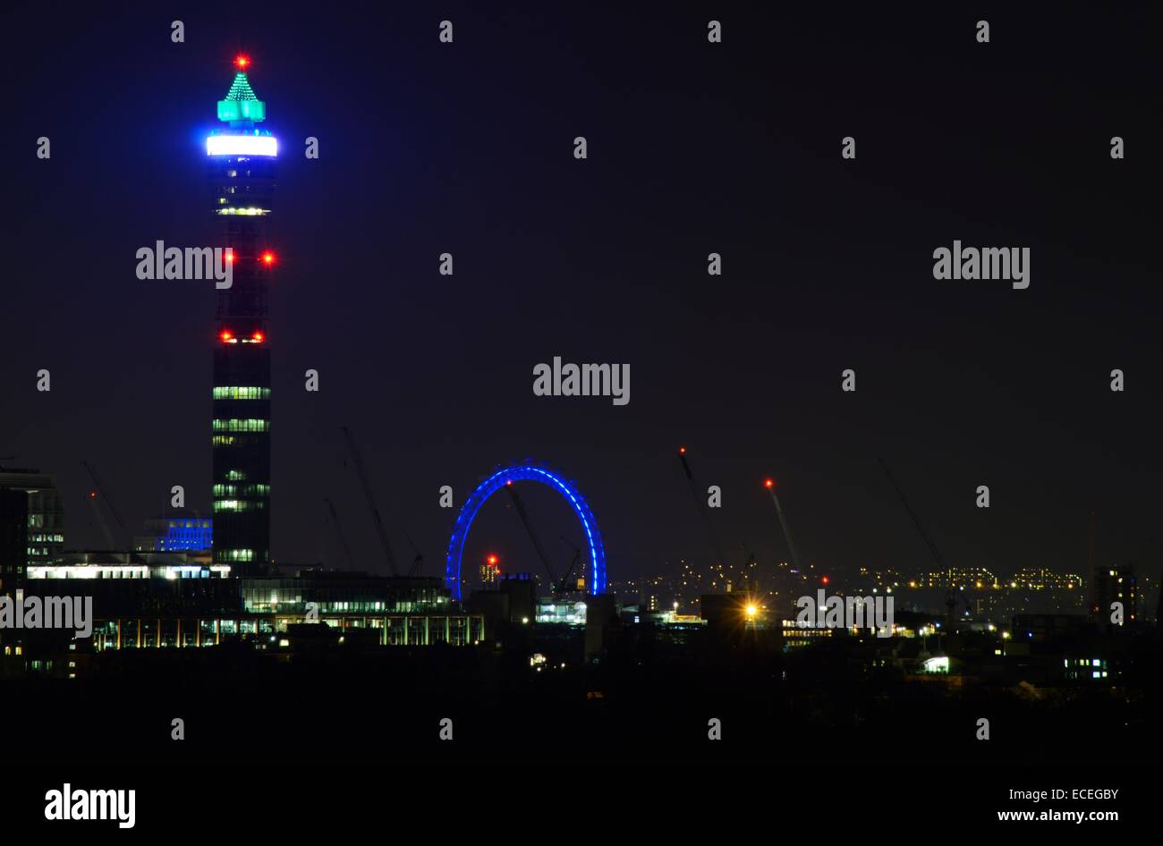 View of the Tower from Primrose Hill Stock Photo Alamy